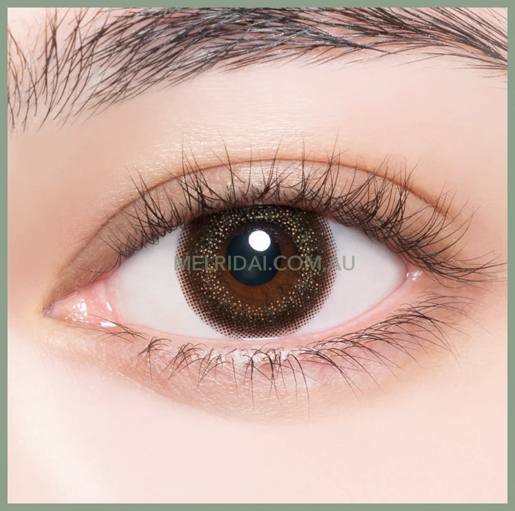 Enviecolor Contacts 1 Day 30 Pieces Olive Brown Dia14.0Mm Bc8.6Mm