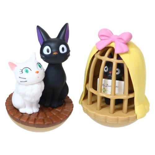 Studio Ghibli | Daruma Swaying Figure JIji/Lily & Cage 70 mm & 70 mm (Kiki’s Delivery Service)