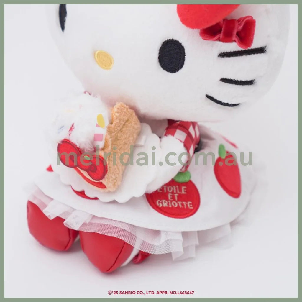 Etoile et Griotte x Sanrio | apple diner SURPRIZE Hello Kitty Plush Toy Plush Doll 220mm