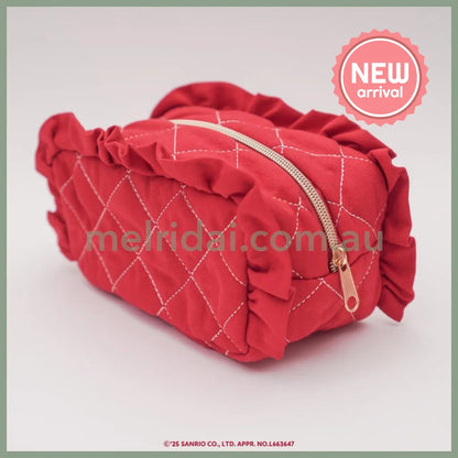 Etoile et Griotte x Sanrio | apple diner SURPRIZE Hello Kitty Quilted Pouch 175x90x100mm