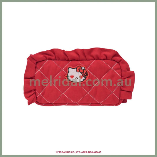 Etoile et Griotte x Sanrio | apple diner SURPRIZE Hello Kitty Quilted Pouch 175x90x100mm