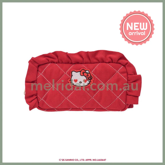 Etoile et Griotte x Sanrio | apple diner SURPRIZE Hello Kitty Quilted Pouch 175x90x100mm