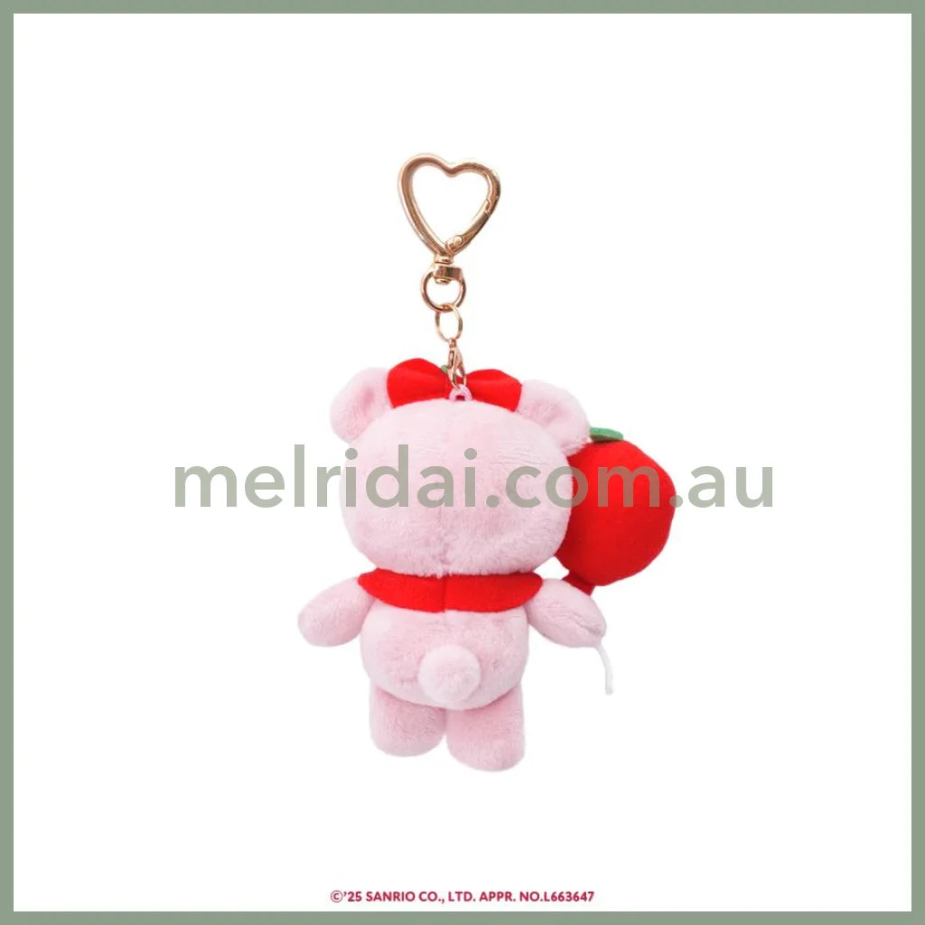 Etoile et Griotte x Sanrio | apple diner SURPRIZE Hello Kitty Tiny Chum Plush Keychain Bag Charm Mascot 100mm