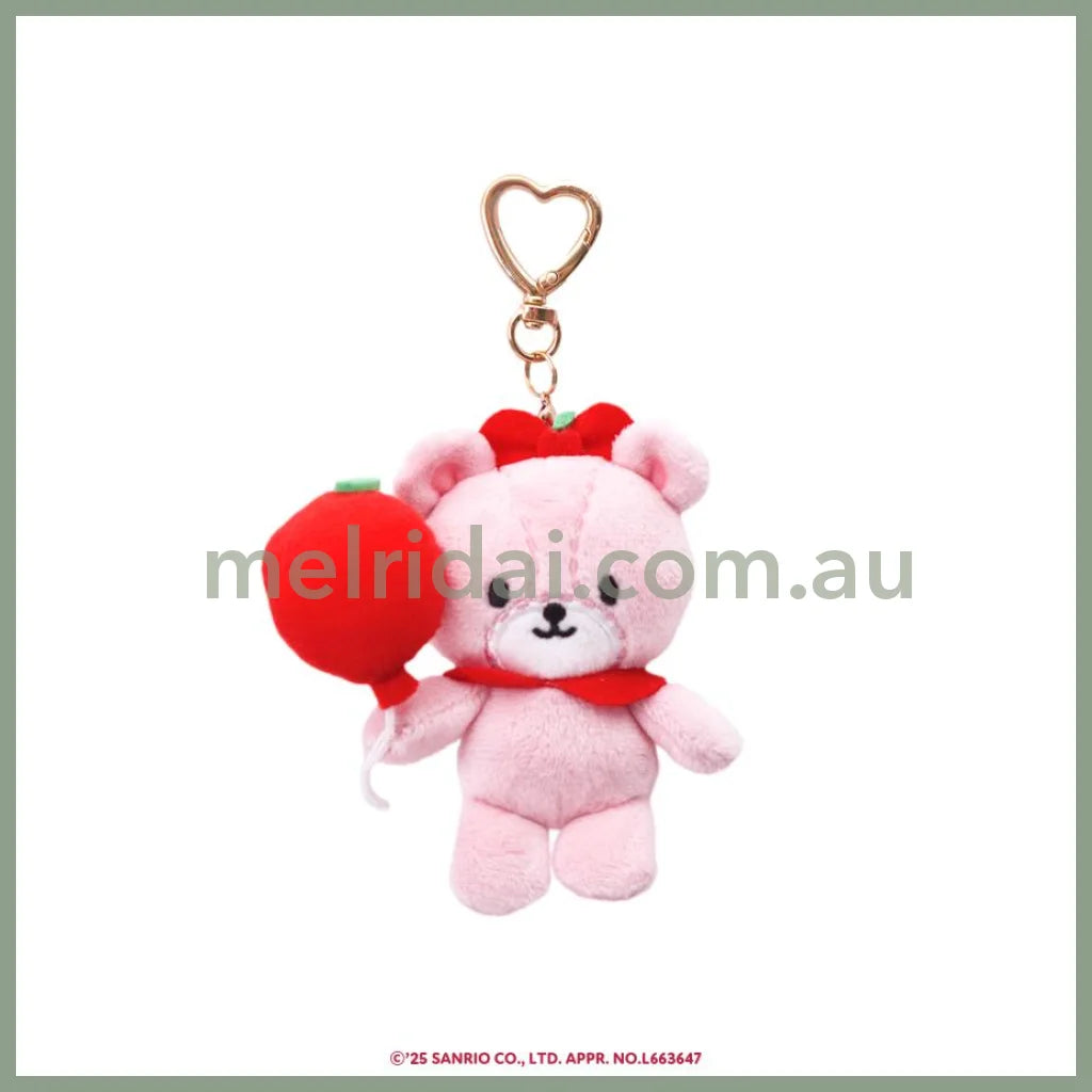 Etoile et Griotte x Sanrio | apple diner SURPRIZE Hello Kitty Tiny Chum Plush Keychain Bag Charm Mascot 100mm