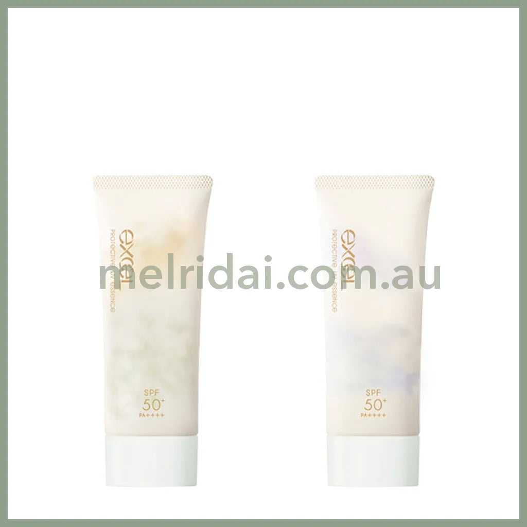 Excel | Protective Uv Essence Sunscreen Spf50 Pa + + + + 60G 2024版限定水凝保湿清爽妆前乳 隔离防晒霜
