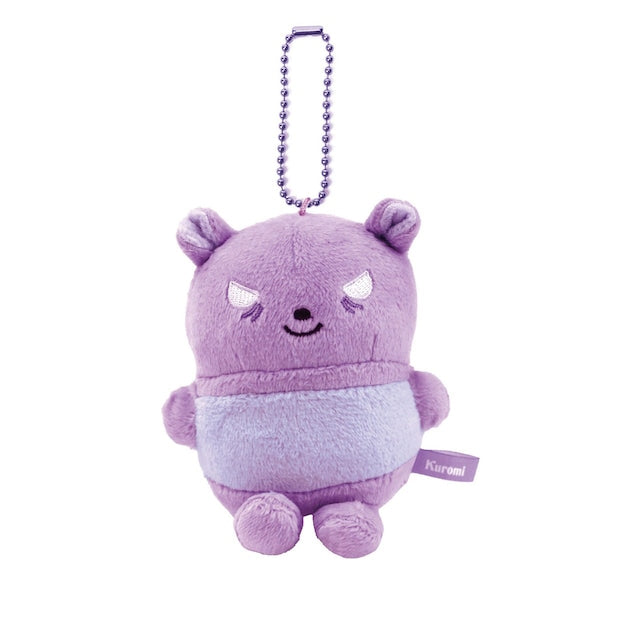 SANRIO | Kuromi Baku Plush Mascot Holder Plush Keychain Bag Charm 12 x 8 x 5cm
