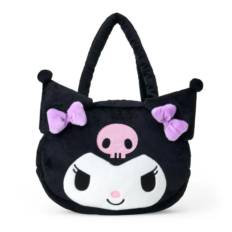 SANRIO | Tote Bag Face Shape 46cm×11.5cm×42cm (Kuromi)