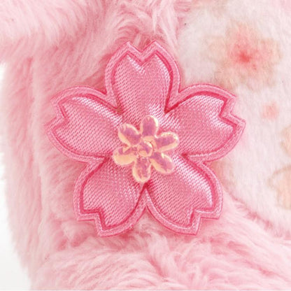 SAN-X | Rilakkuma Plush Keychain Bag Charm 145×125×105mm (Sakura Cherry Blossom)