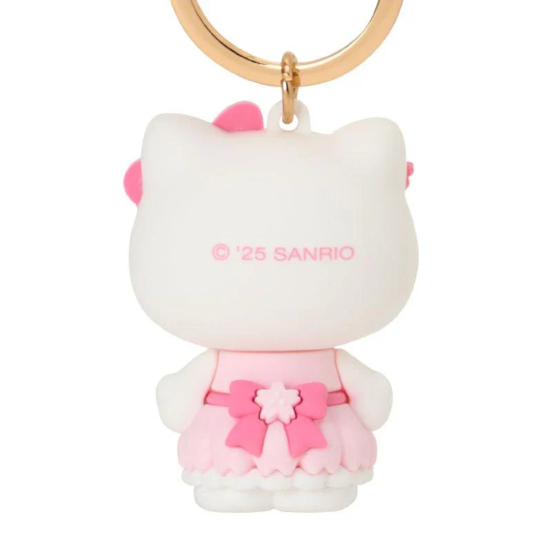 SANRIO | Hello Kitty Keychain Key Holder 3D 4×3.2×5.2cm (Sakura 2025)