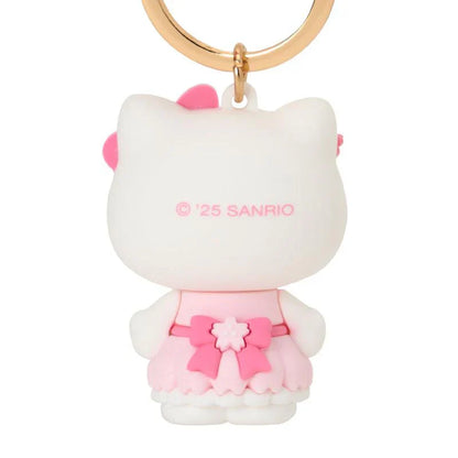 SANRIO | Hello Kitty Keychain Key Holder 3D 4×3.2×5.2cm (Sakura 2025)