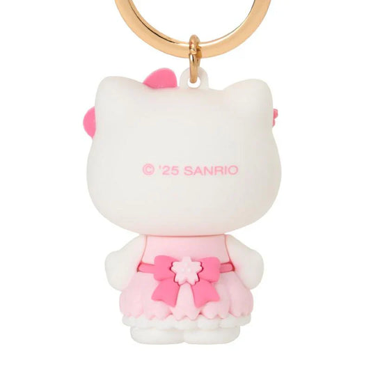 SANRIO | Hello Kitty Keychain Key Holder 3D 4×3.2×5.2cm (Sakura 2025)