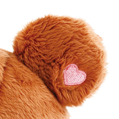 SAN-X | Rilakkuma Chairoikoguma Heart Theme Plush Toy Plush Doll 175x175x110mm (Rilakkuma Store Exclusive Collection)