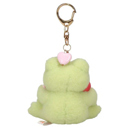 Pickles the Frog | Plush Keychain Bag Charm 90×80×60mm (Smile Heart)