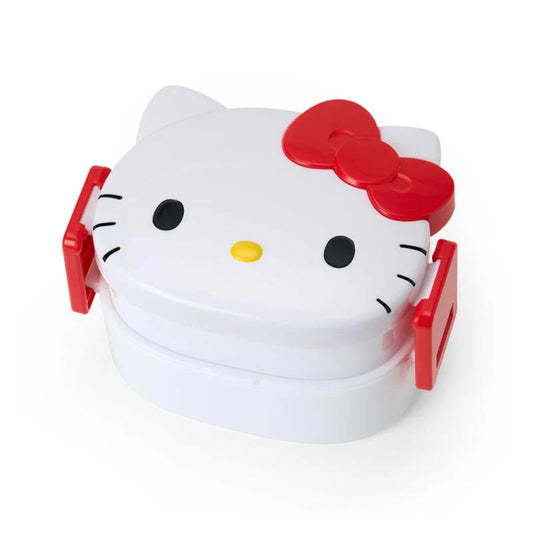 SANRIO | Hello Kitty Face-Shaped 2-Tier Lunch Box 140×110×90mm