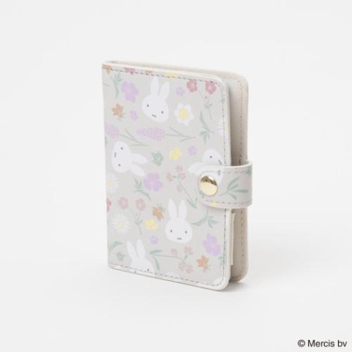 MIFFY | Card Case Card Pouch 80×105×10mm (Floral Face)