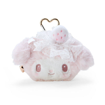 Sanrio | My Melody Face-Shaped Pouch 14 X 6 11 Cm (White Strawberry Tea Time Series)