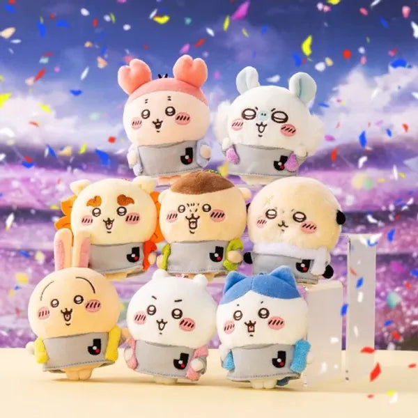 Chiikawa x J League | Mascot Holder Plush Keychain 95 × W 75