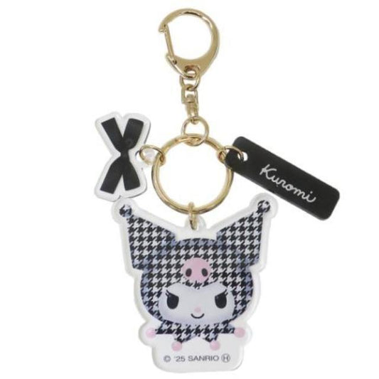 SANRIO | Kuromi Key Ring Keychain W52 x H116 x D3mm (Monotone)