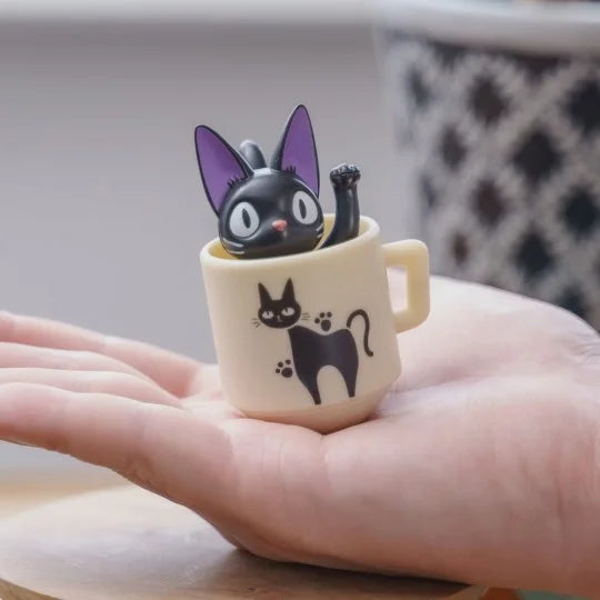 Studio Ghibli | Round Bottomed Figurine Kiki with Her Mug 70 mm & 70 mm (Kiki’s Delivery Service)