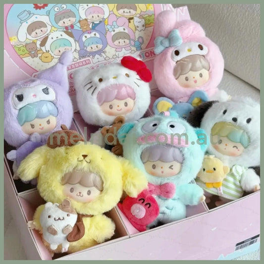 Finding Unicorn x SANRIO | zZoton Secret Keychain Bag Charm Blind Box (Love League Buddies Series) - Order 6 for