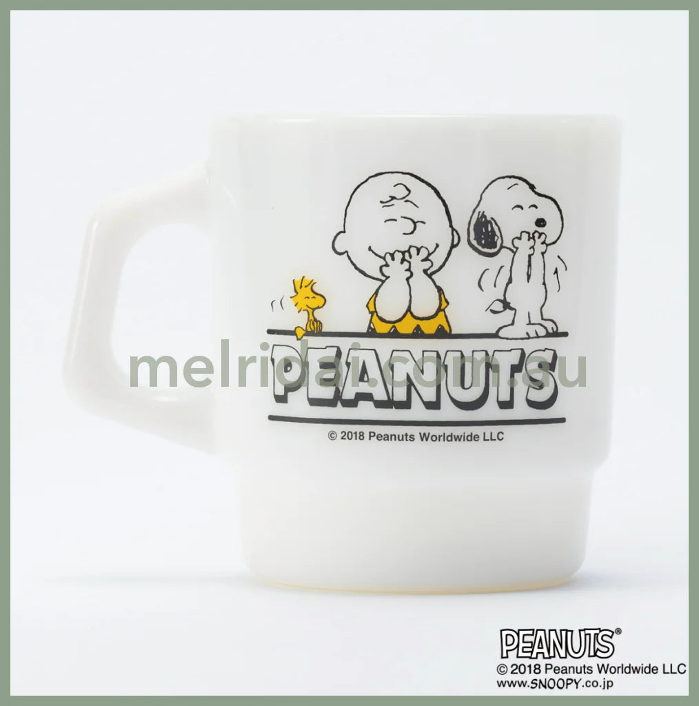 Fire King X Snoopystacking Mug Peanuts Laugh 215Ml