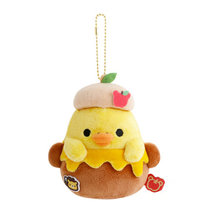 SAN-X | Kiiroitori Plush Keychain Bag Charm Mascot 120x120x75mm (Chairoikoguma Honey Exploration Team)