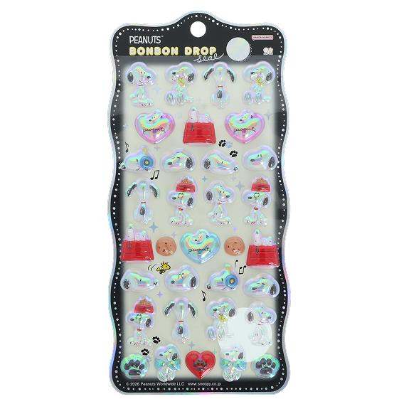 PEANUTS | Snoopy Bonbon Drop Seal 3D Sticker 95×200×7mm (Lots)