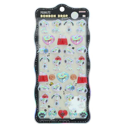 PEANUTS | Snoopy Bonbon Drop Seal 3D Sticker 95×200×7mm (Lots)