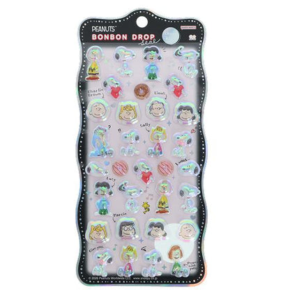 PEANUTS | Snoopy Bonbon Drop Seal 3D Sticker 95×200×7mm (Snoopy & Friends)