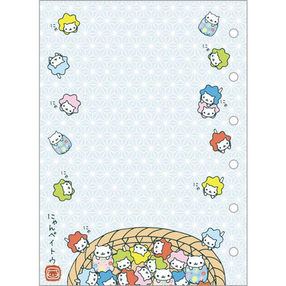 SAN-X | Nyannyannyanko Funifuni Squishy Sticker Binder 155×110×20mm