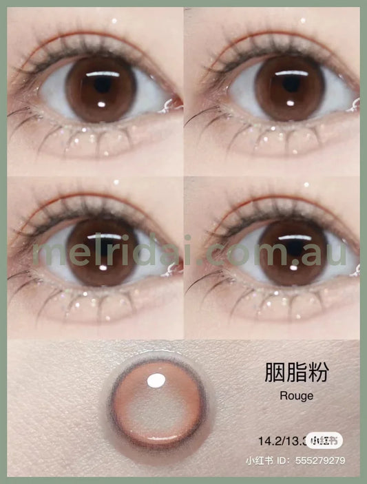 Fomomycolor Contact Lens 10 Pieces Rouge Fomomy Dia14.2 Bc8.6