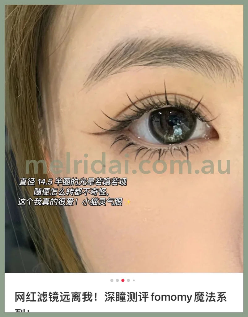 Fomomy | Magic Colored Daily Disposable Contact Lens Brown 10 Dia14.5 Bc8.6