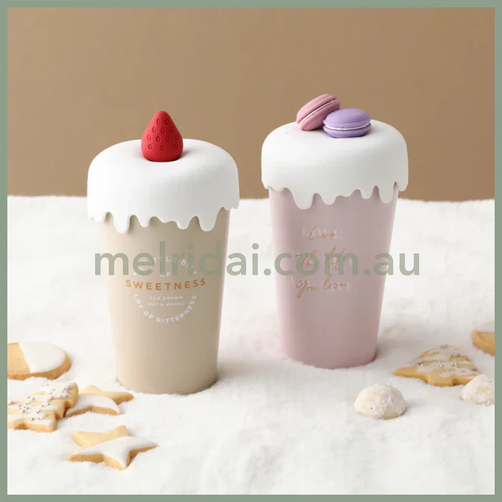 Francfranc | Sweets Tumbler Stainless Steel W87 × D87 × H174mm (Beige)