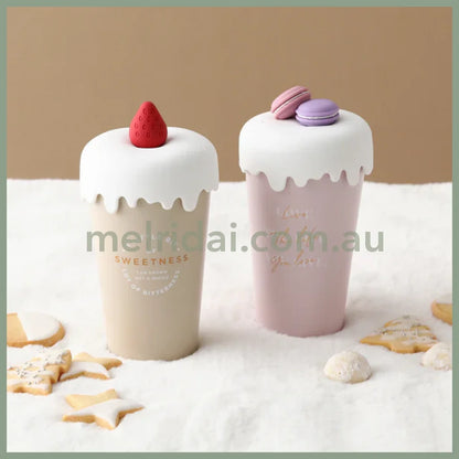 Francfranc | Sweets Tumbler Stainless Steel W87 × D87 × H174mm (Beige)