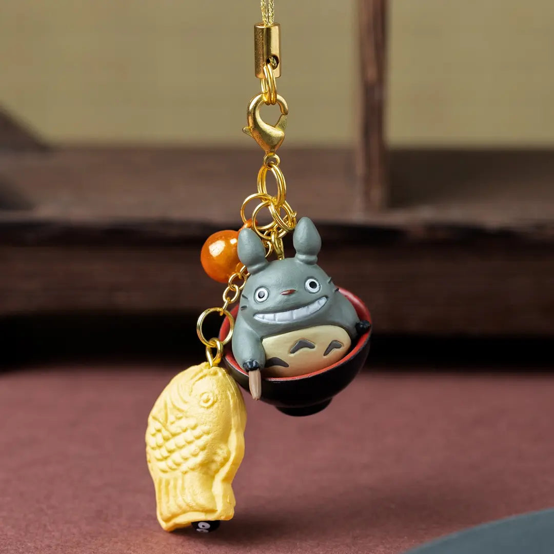 Studio Ghibli | My Neighbor Totoro Strap Key Chain Japanese Sweets Burarin W20×H27×27Dmm (Taiyaki