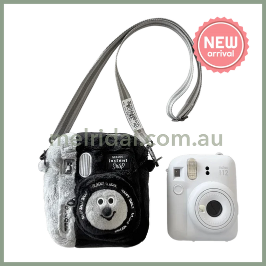 GLADEE | Instant Camera Pouch Shoulder Bag 160 x 125 x 120mm (Camera - Black)