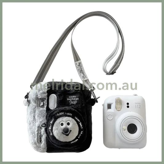 GLADEE | Instant Camera Pouch Shoulder Bag 160 x 125 x 120mm (Camera - Black)
