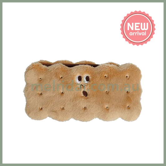 GLADEE | Pencil Case Pouch 195 x 100 x 50 mm (S’more Sandwich Cookies / Biscuit)