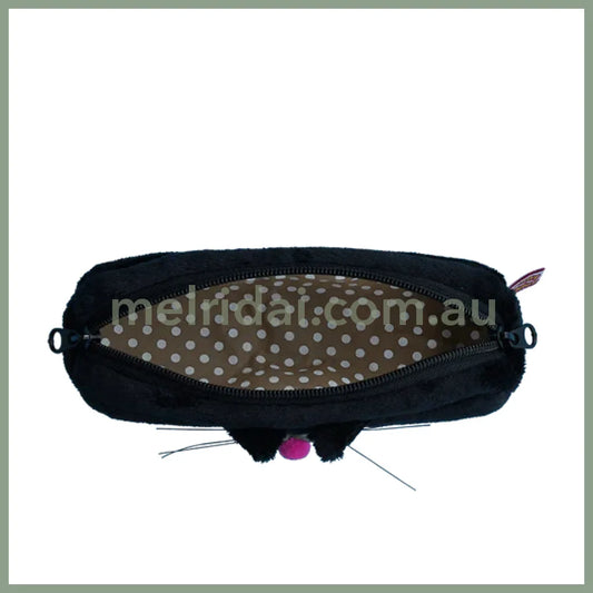 Gladee | Pencil Case / Whiskers Black Cat 185 X 70 Mm