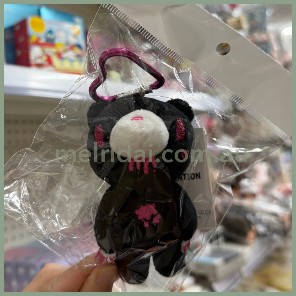 Gloomy Bear | Black Mascot Holder Bag Charm Plush Keychain with Carabiner 115×70mm