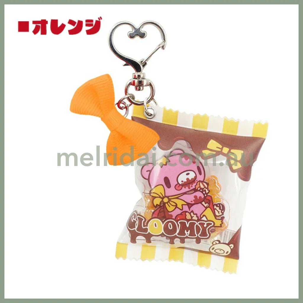 Gloomy Bear | Chocoshaka Keychain Keyring H6.5×W5.2×D2cm (Orange)