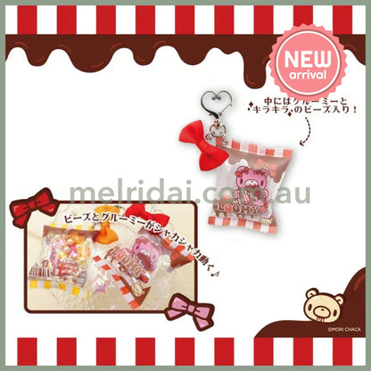 Gloomy Bear | Chocoshaka Keychain Keyring H6.5×W5.2×D2cm (Red)