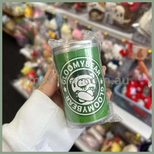 Gloomy Bear | Eco-Bag with Tin-shaped Keychain Green (25th ANNIVERSARY TOUR)