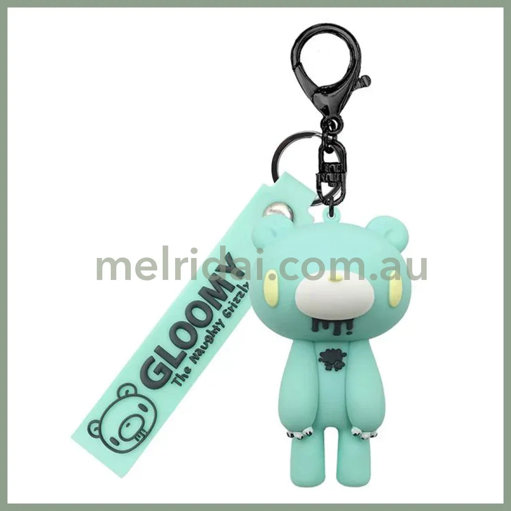 Gloomy Bear | Gloom Pink Figure Keychain W43×H130×D46mm (Choco Mint)