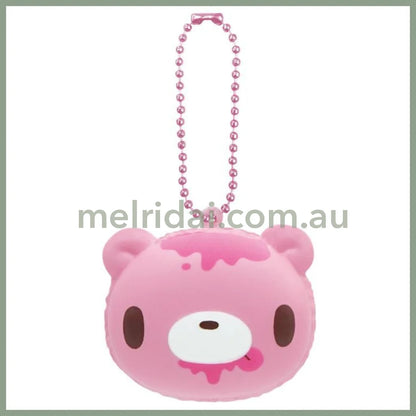 Gloomy Bear | Squeeze Squishy Mascot Ball Chain Keychain 57×56×21mm (Face Marshmallow Macaron)