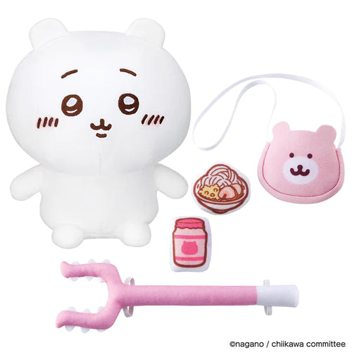 Chiikawa | Super Full Chatting Talking Plush H250×W200×D135Mm 吉伊卡哇 吉伊/小白 发声/说话玩偶