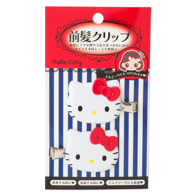 Sanriohair Clip 2 Set Hello Kitty Red