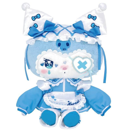 【Limit 1】SANRIO x MU DOLLY MIX | Kuromi Blue Plush Toy Plush Doll 175×220×110mm