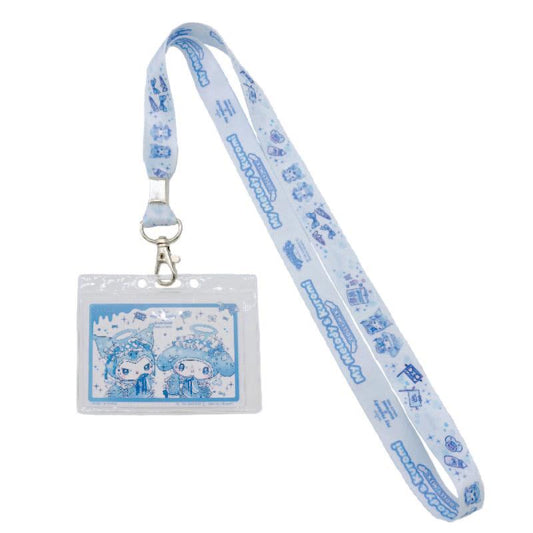 【Limit 1】SANRIO x MU DOLLY MIX | My Melody x Kuromi Blue Neck Strap 102×01×77mm (Card) & 900mm (Strap)