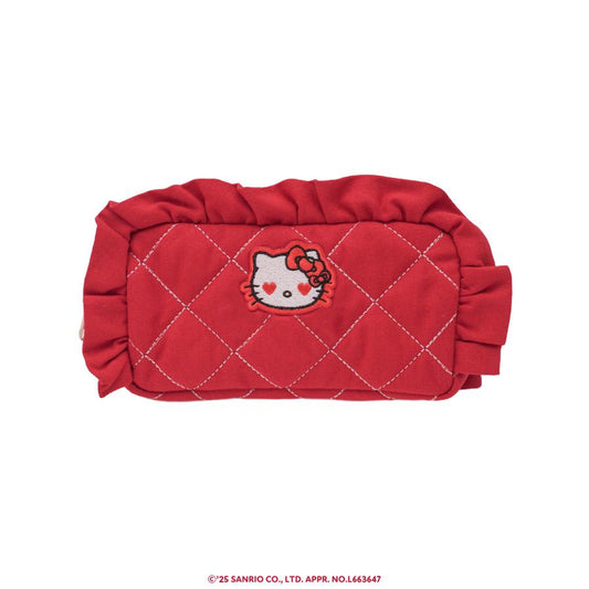 Etoile et Griotte x Sanrio | apple diner SURPRIZE Hello Kitty Quilted Pouch 175x90x100mm